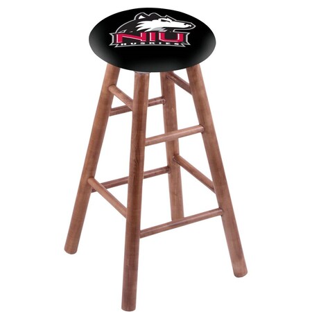 Maple Bar Stool,Medium Finish,Northern Illinois Seat